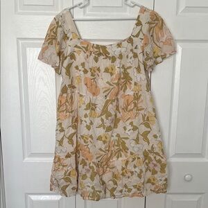 Rails Valentina Citrus Floral Linen Blend